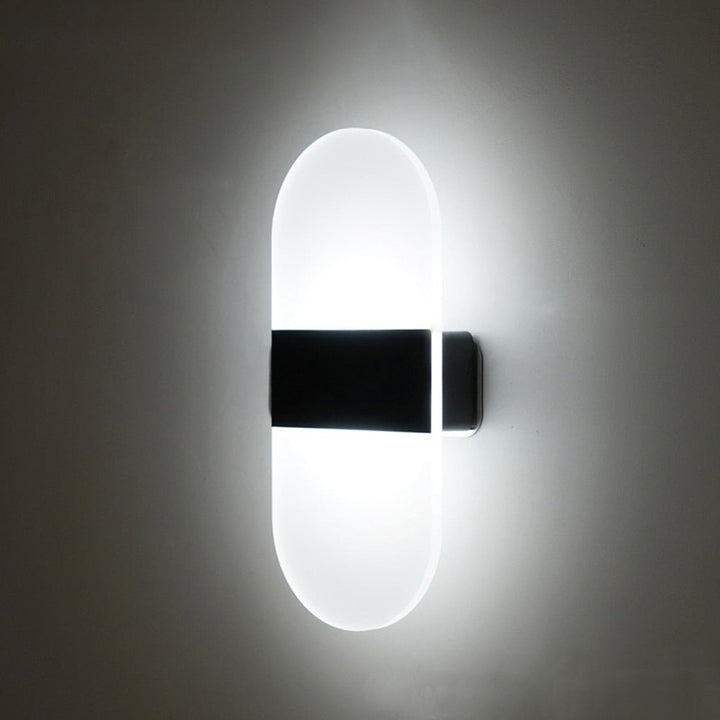 Glass vegglampe | Skanto