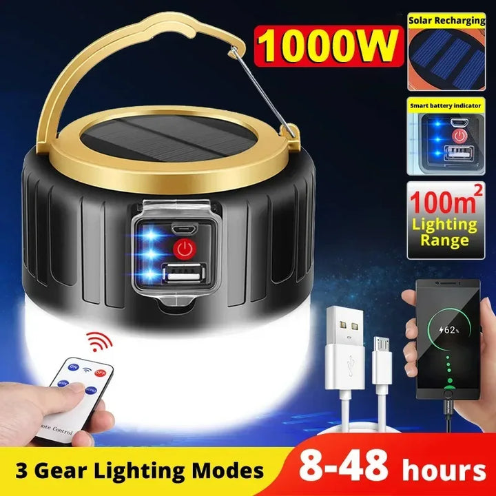 Oppladbar Camping Lantern | Skanto