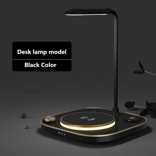 Skanto | Glow Trådløs Lader Stasjon LED Skrivebords Lampe