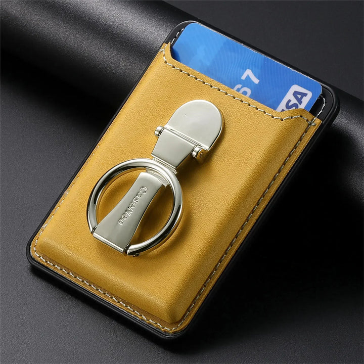 Skanto | Lær Magsafe Telefon Lommebok Holder