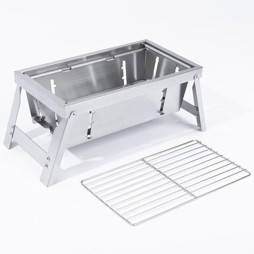 Skanto | Ultimate Camping Style Rustfritt Stål Sammenleggbar Grill