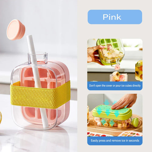 One Touch Ice Maker Beverage Bottle | Skanto