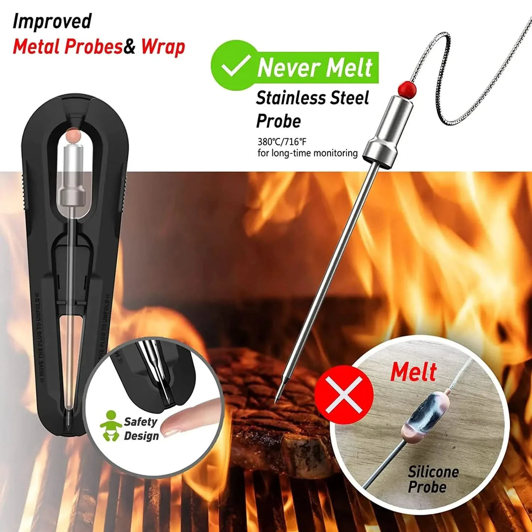 Skanto | TempMaster BBQ Termometer – App-kontrollert & Multi-sone kapabel
