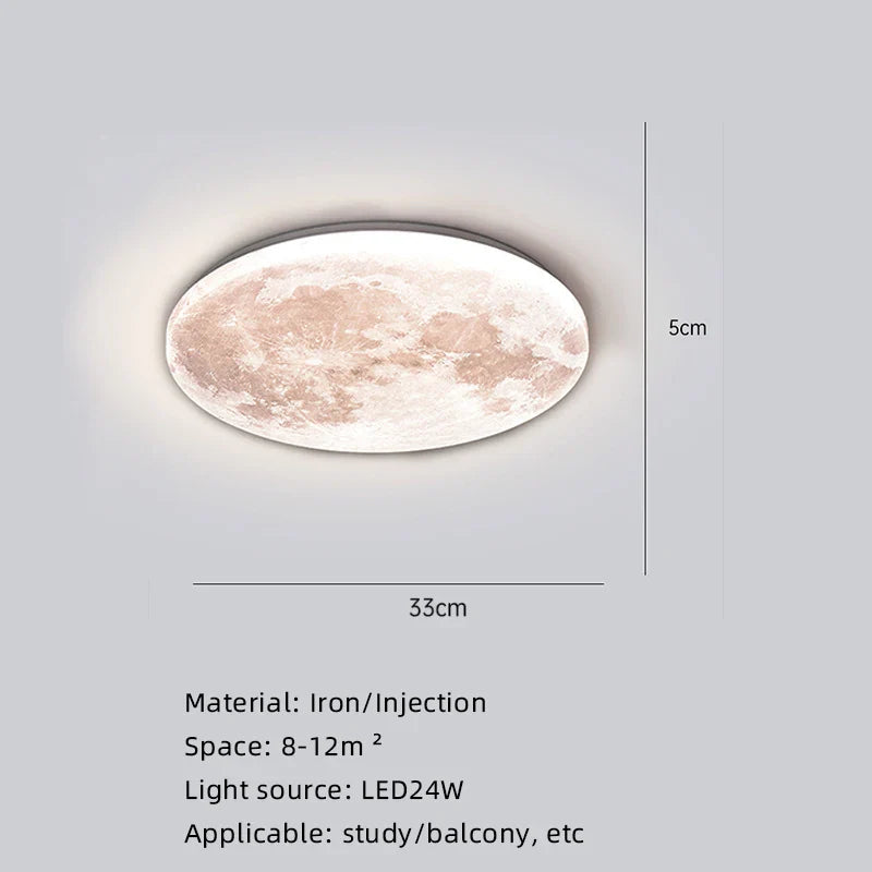 Moon Surface Kunstnerisk Moderne Taklampe | Skanto