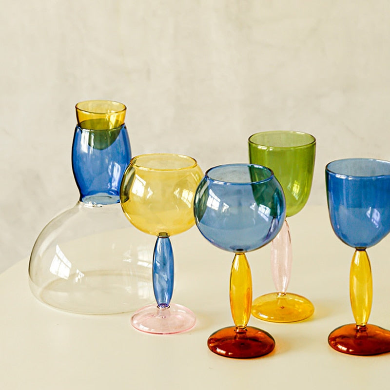 Skanto | Borosilicate 3-Farge Glass - Vin Glass