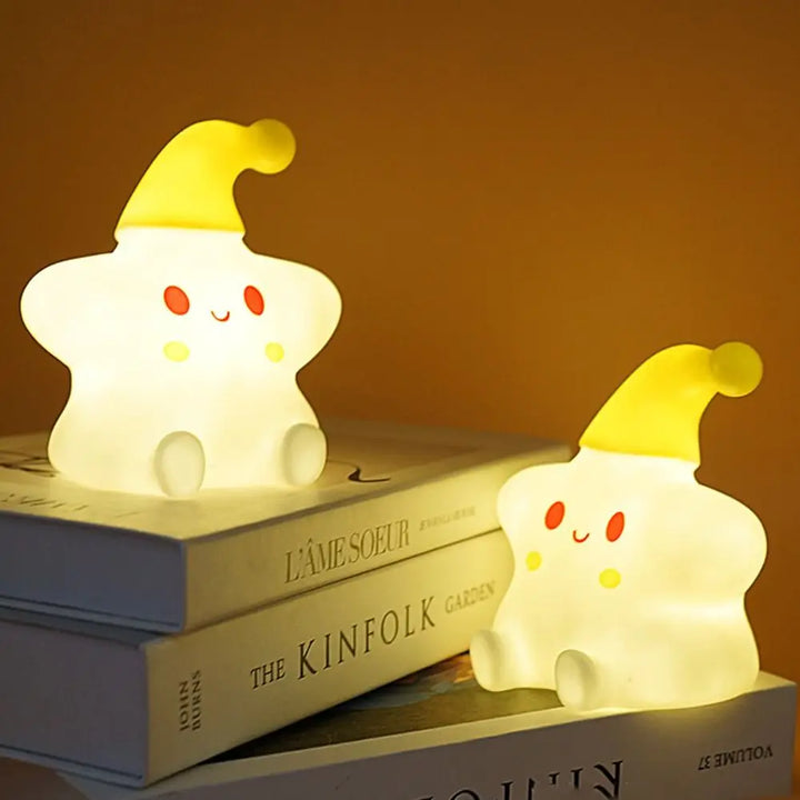 Skanto | Glad Liten Stjerne LED Silikon Nattlampe