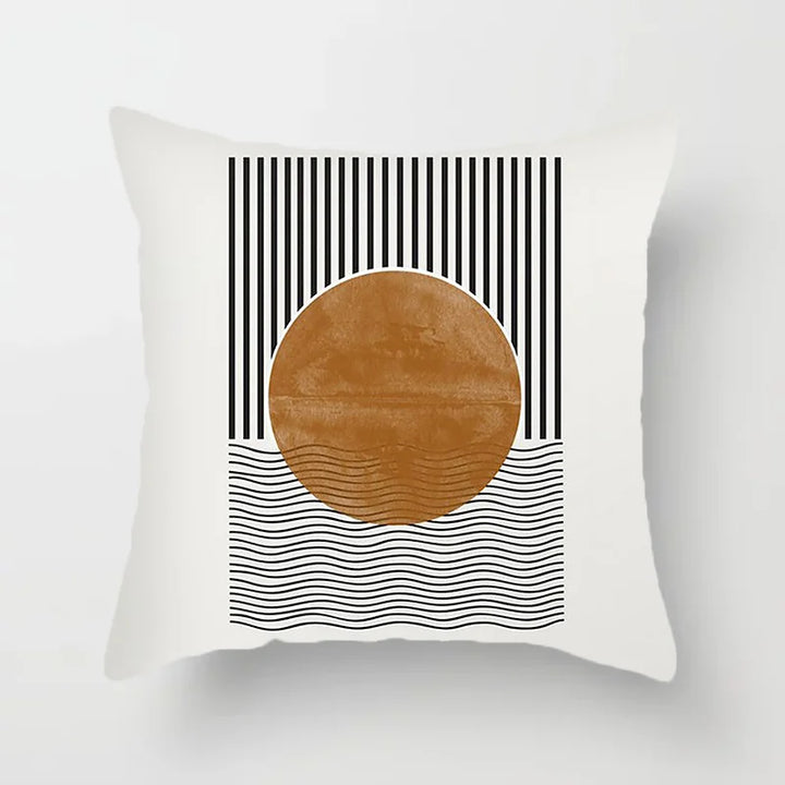 Moderne Kunst Abstrakt Mønster Dekorative Putekopper Kreativ Linje Sofa Stol Putetrekk Kaste Putekasse Hjem Kontor Dekor | Skanto