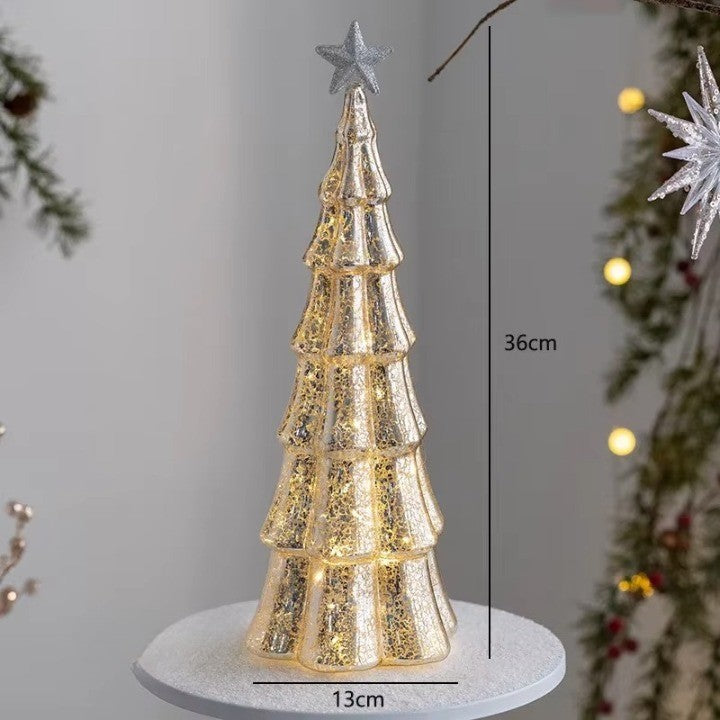Skanto | Juletid LED Frostet Glass Trelampe