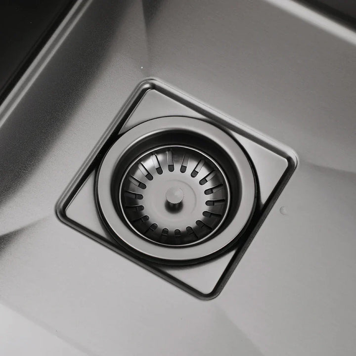 AquaGuard Rustfritt Stål Vaskestrainer med Luktfilter – Pop-Up Stopper & Anti-Blocking Kurv Skanto