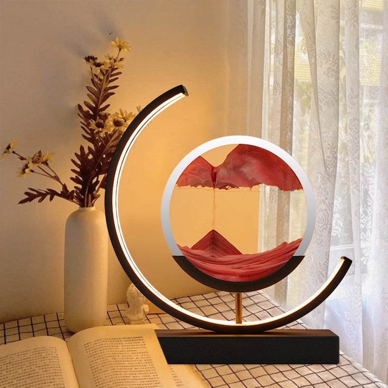 Skanto | 3D Sand Shell Table Lamp - Abyss