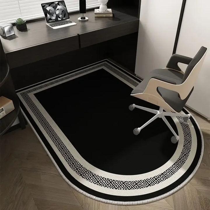 Skanto | Winnie Geometrisk Kontorstolmatte – Myk Vaskbar Non-Slip Design