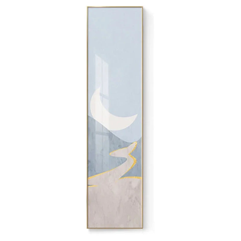 Minimalist Urban Abstract Veggkunst Fine Art Lerretsutskrifter Høye Loddrette Bilder For Inngang Foyer Stue Hjemme Kontor Dekor | Skanto