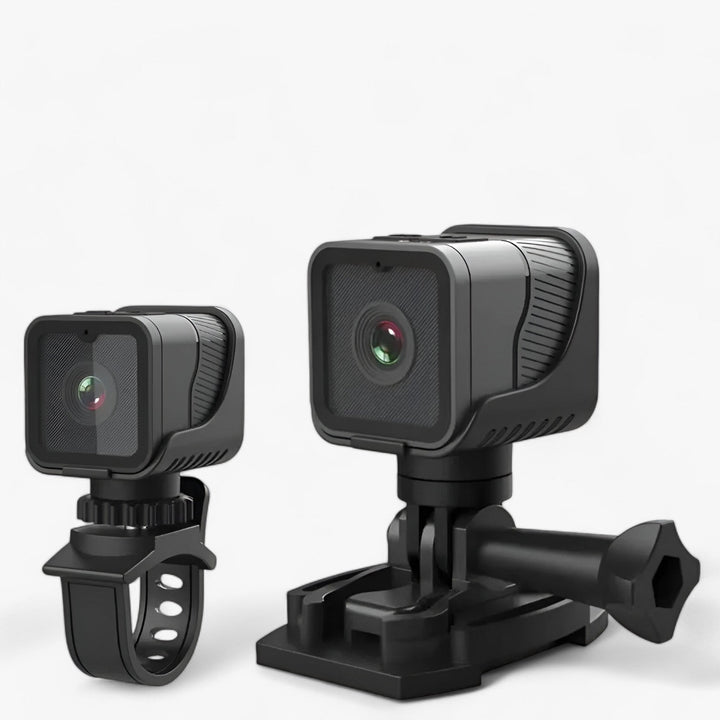 Skanto | RevCam 1080P HD Vanntett WiFi Kamera – Kompakt Actionkamera for Sykler & Motorsykler