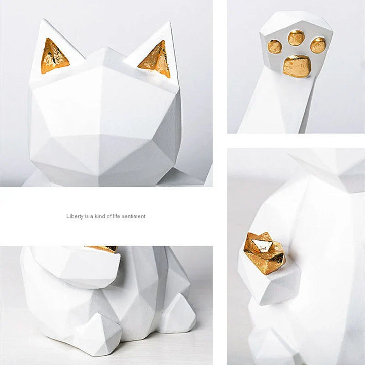 Skanto | Nordisk Stil Geometrisk Lykke Katt