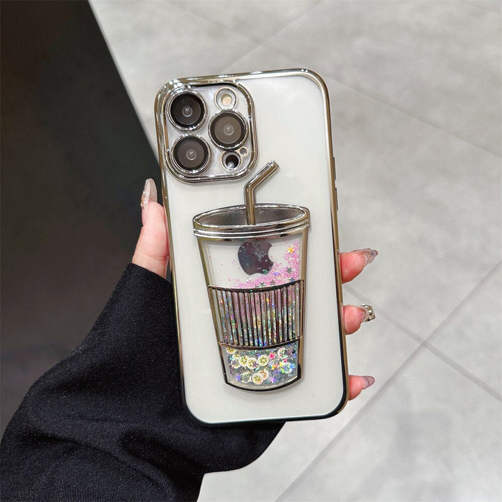 Skanto | Glitter Star Drikkekopp iPhone Cover