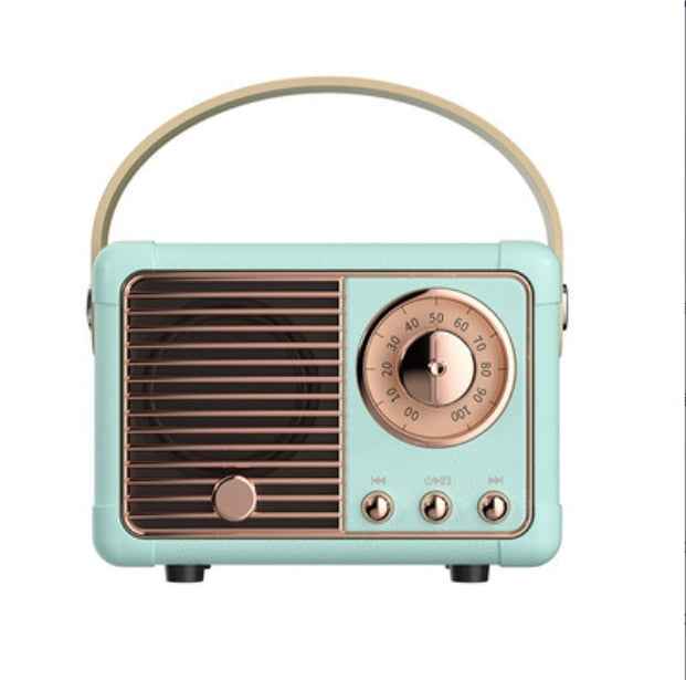 Skanto | Mini Retro Radio Bluetooth Høyttaler