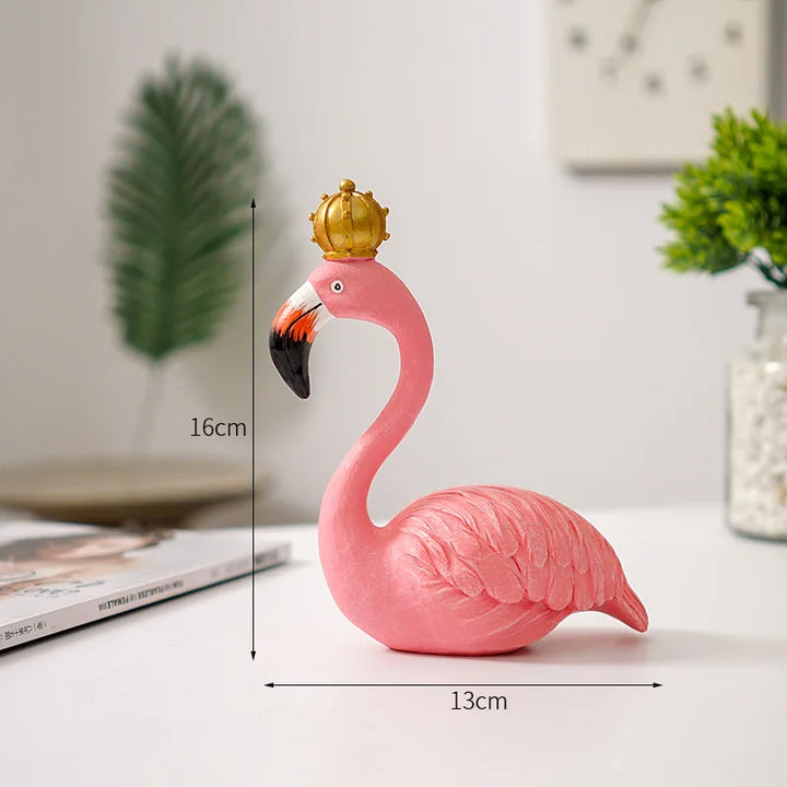 Skanto | Nordisk Flamingo Figur Figur Statue Skulptur Stue Kontor Bryllup Fest Ornamenter Hjem Dekorasjon Tilbehør