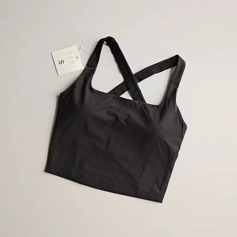 Skanto | Sømløs Sports-BH for kvinner Push Up Yoga og Løp Top