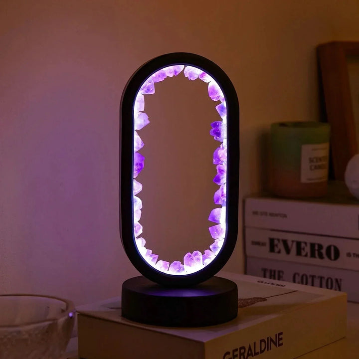 Natürliche Amethyst-Kristalllampe zur Entspannung