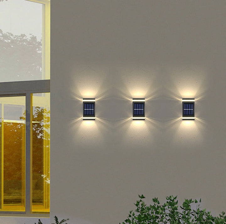 Skanto | BloomRay – Solarvegglampe for vakker hagebelysning