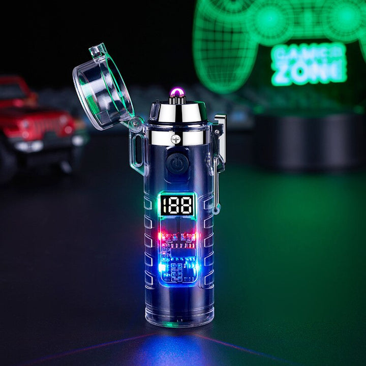 Vindusløs Dobbel Bue Gjennomsiktig Lighter | Skanto