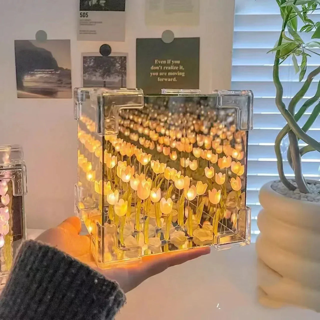 3D Tulip DIY Skantoomster Cube Nattlampe | Skanto
