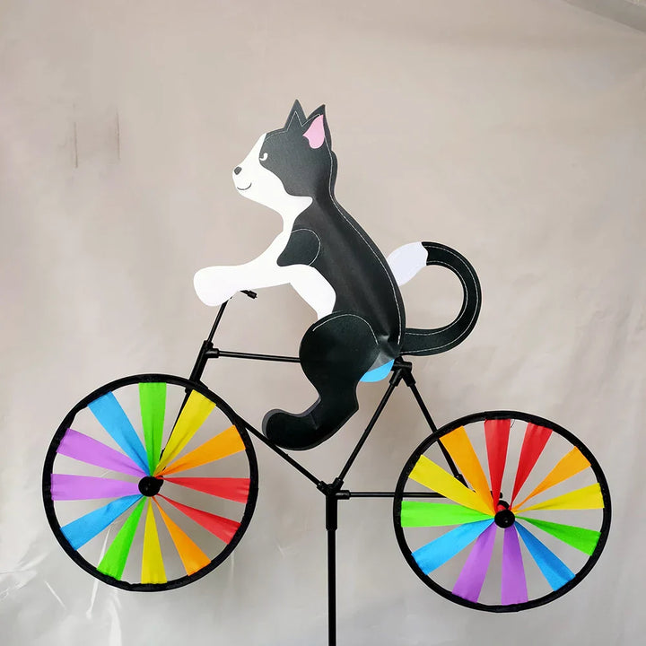 Skanto | Regnbue Sykkel Katt Hage Dekor