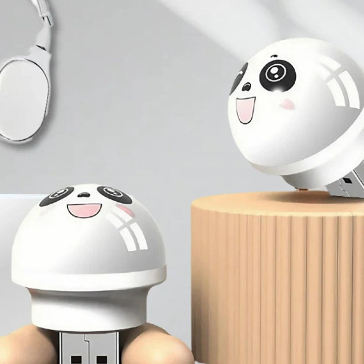 Skanto | Søt Panda Stemmestyrt LED Nattlampe