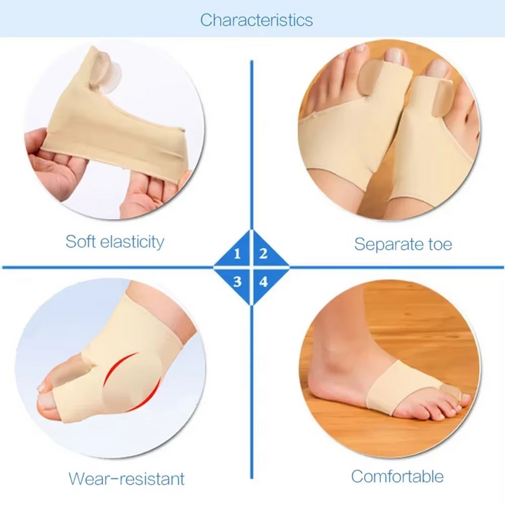 Skanto | Orthopedisk tåseparator og hallux valgus-korrektor for smertelindring og fotjustering