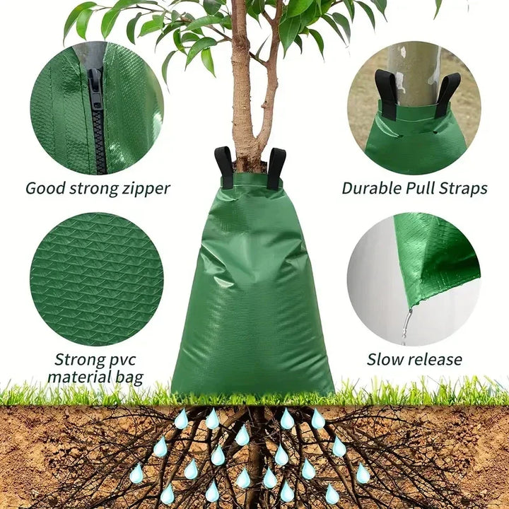 Skanto | Baumgießbeutel AquaTree 20 | 75L kapasitet | Bærekraftig & Langvarig vanning | For hage- & landskapspleie