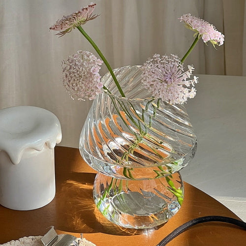 Nordisk Stripete Glassvase | Skanto