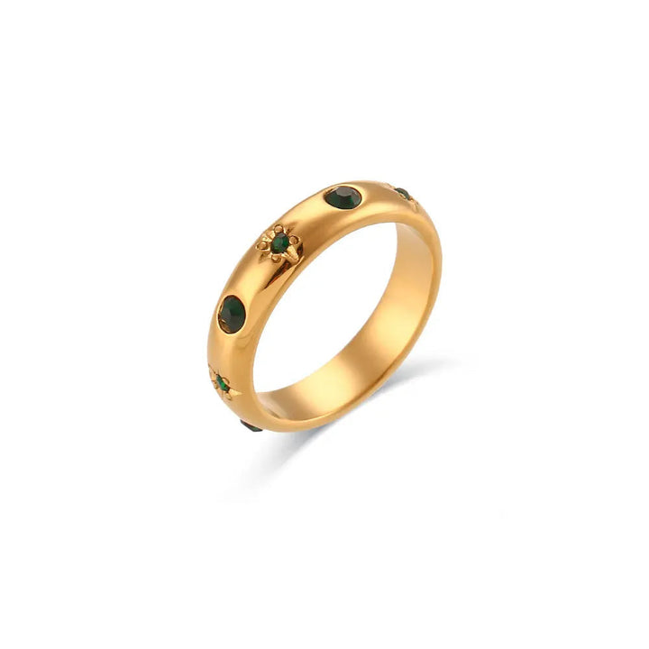 Skanto | 18k Stjerne & Stein Inkludert Ring