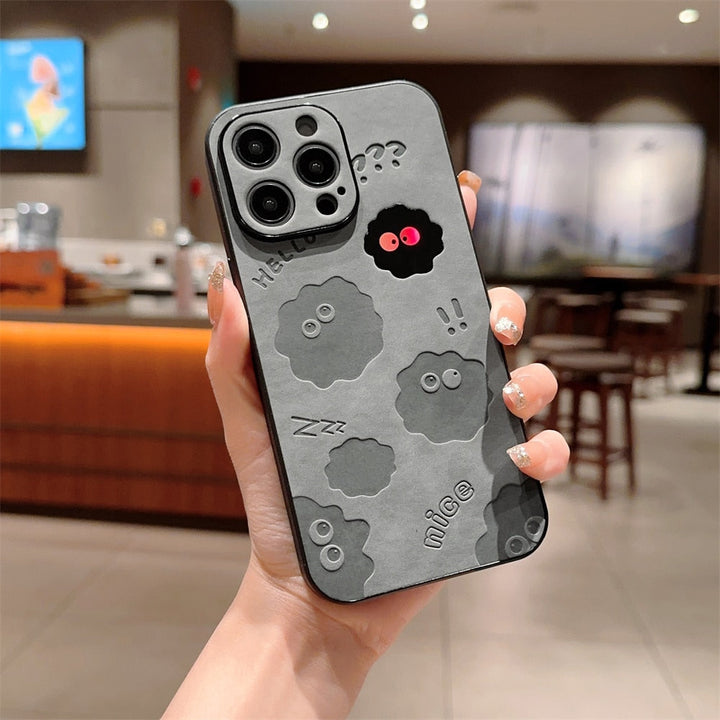 Skanto | Søt Monster Støtsikker Skinn iPhone Deksel