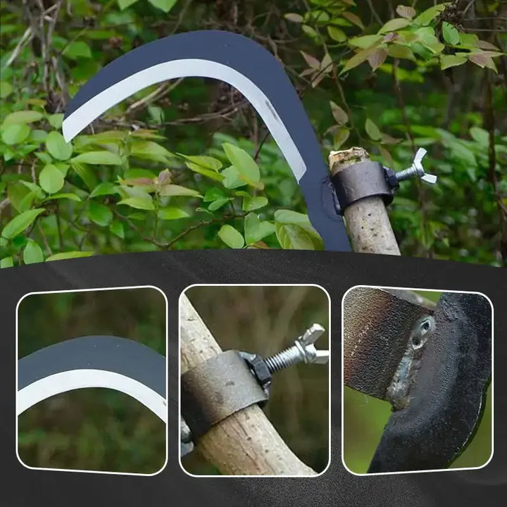 Skanto | Sterk Stål Gressklipping Skarp Multi-Function Sigdhode
