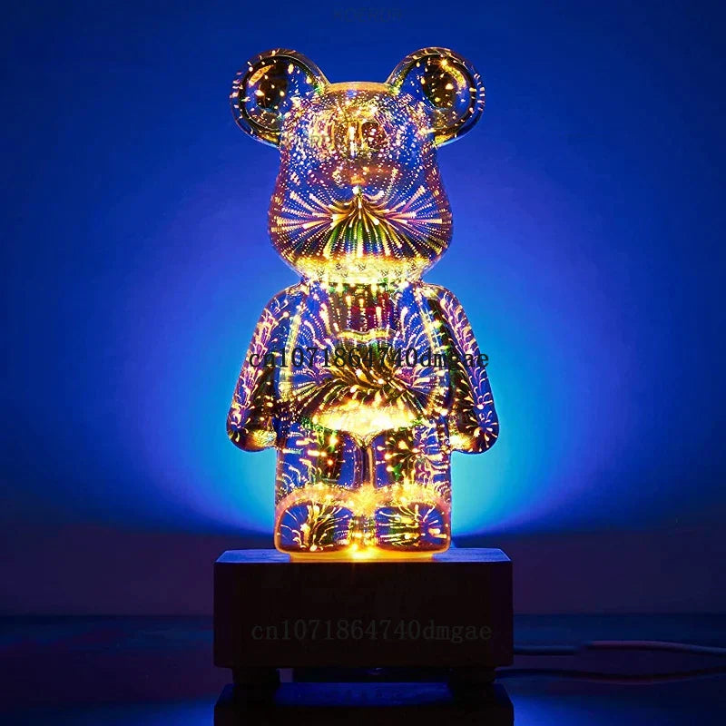 Magisk 3D Fyrverkeri Projekterings Stemningslampe - StarBear | Skanto