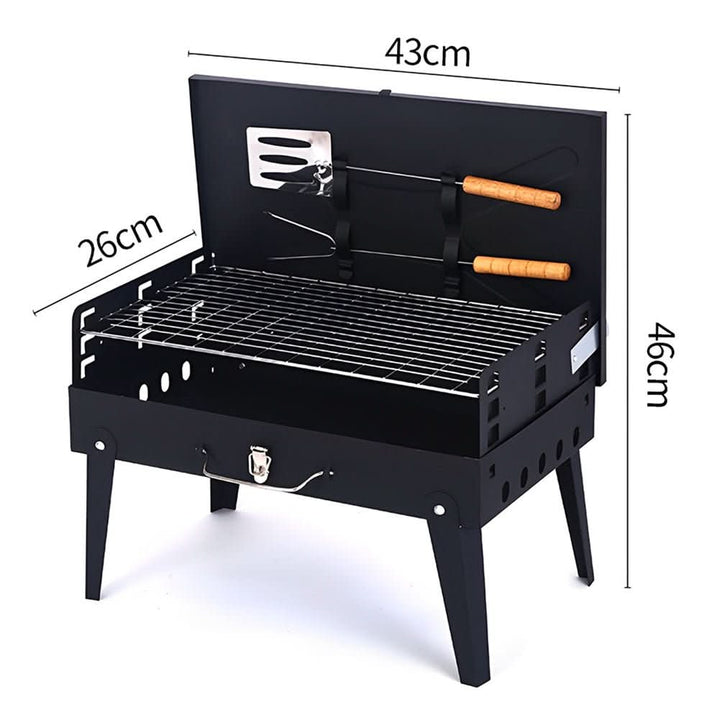 Skanto | Sammenleggbart stål hagegrill for camping & hage