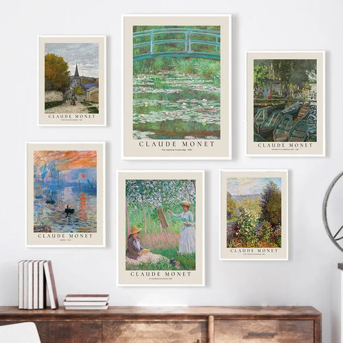 Tidløse Klassikere Vintage Landskapsveggkunst Fine Art Lerretsutskrifter Bilder Plakater Berømte Malerier For Stue Spisestue Soverom Kunst Dekor | Skanto
