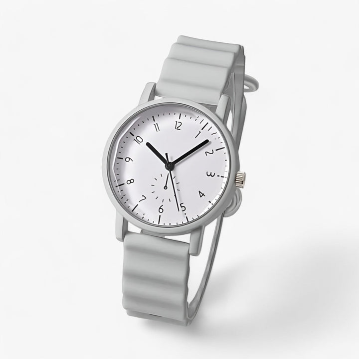 Skanto | Mina Jelly Watch – Fargerik Kvarts Klokke med Elegant Silikon Bølgesnor