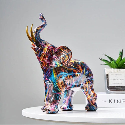 Skanto | EleGance – Kunstnerisk Abstrakt Elefant