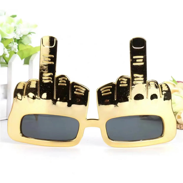 Skanto | Bold Gold Langfingre Fest Solbriller