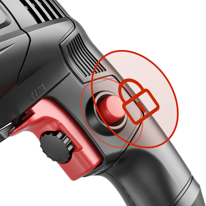 Frendorf | 780W Elektrisk Hammer & Boremaskin med Variabel Hastighet – DrillForce