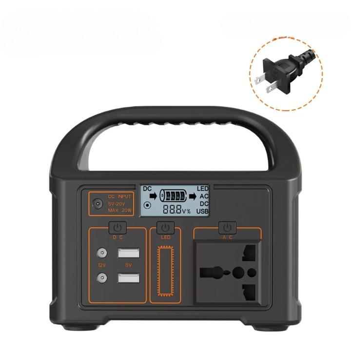 Skanto | 100W 24,000mAh Bærbar Strømstasjon med LiFePO4 Batteri – PowerGo