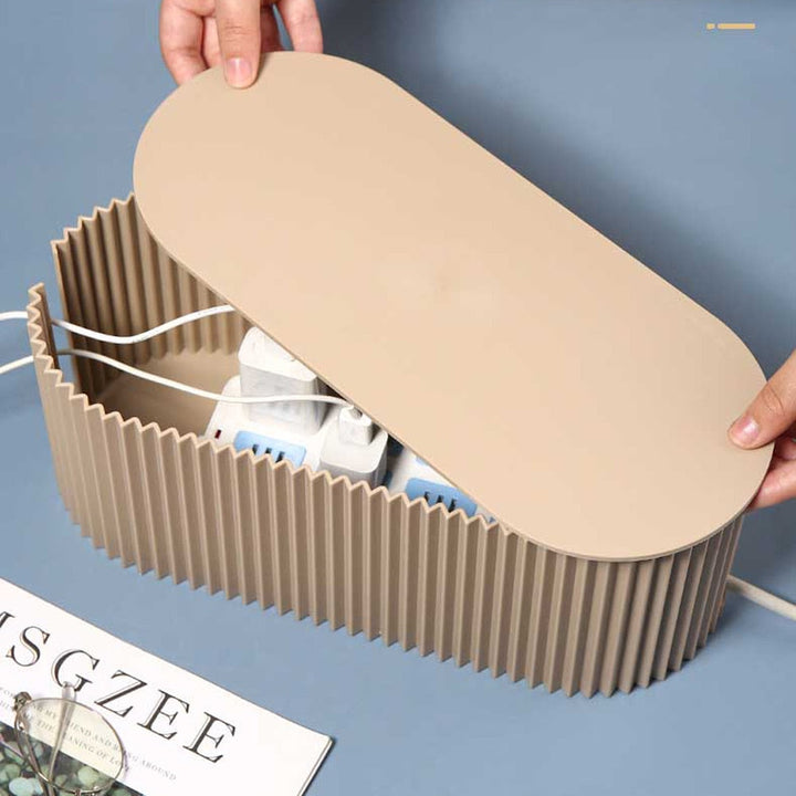 StorageMaster Box - Stilig Organizer for Kabler og Adaptere Skanto