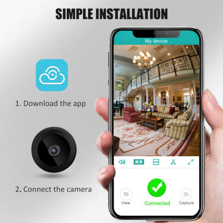 Skanto | Øye | Trådløst Full-HD Wifi Sikkerhetskamera