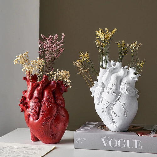Skanto | Hjerte Tørre Planter Kunstig Vase