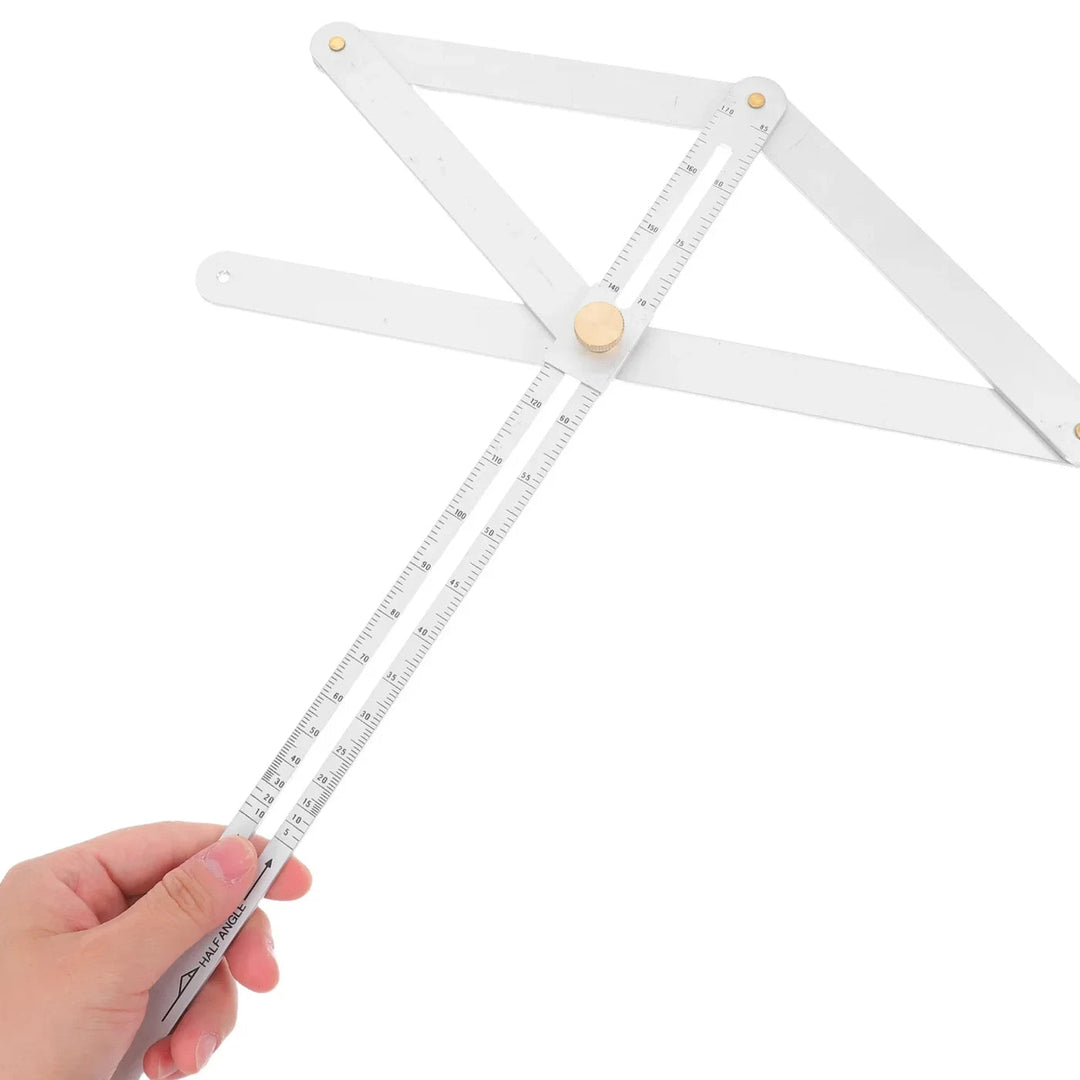 Justerbar vinkelmåler laget av legering, 45 cm | Skanto