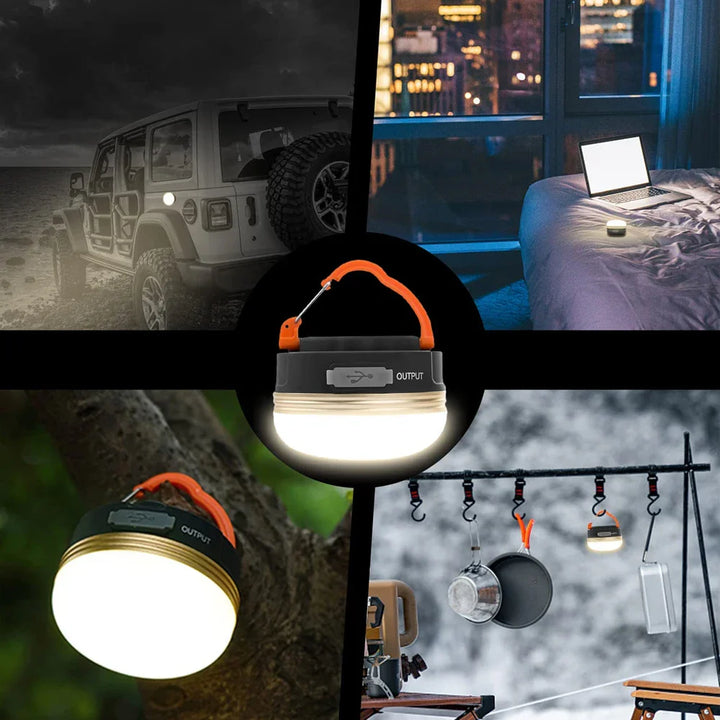 Praktisk Camping Magnetisk LED Oppladbar Lys | Skanto
