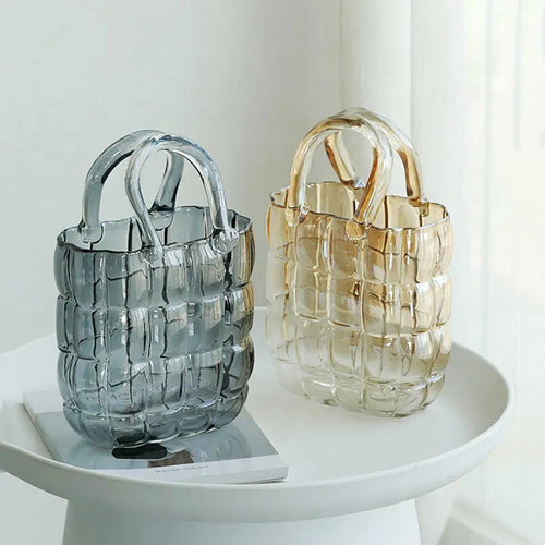 Glass Bag Vase | Skanto