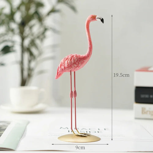 Skanto | Nordisk Flamingo Figur Figur Statue Skulptur Stue Kontor Bryllup Fest Ornamenter Hjem Dekorasjon Tilbehør