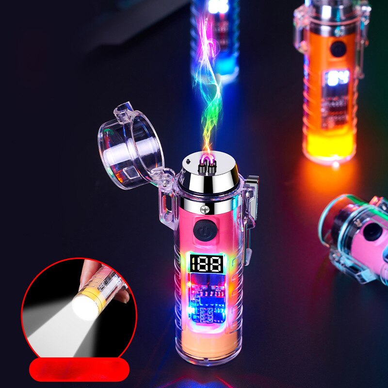 Vindusløs Dobbel Bue Gjennomsiktig Lighter | Skanto
